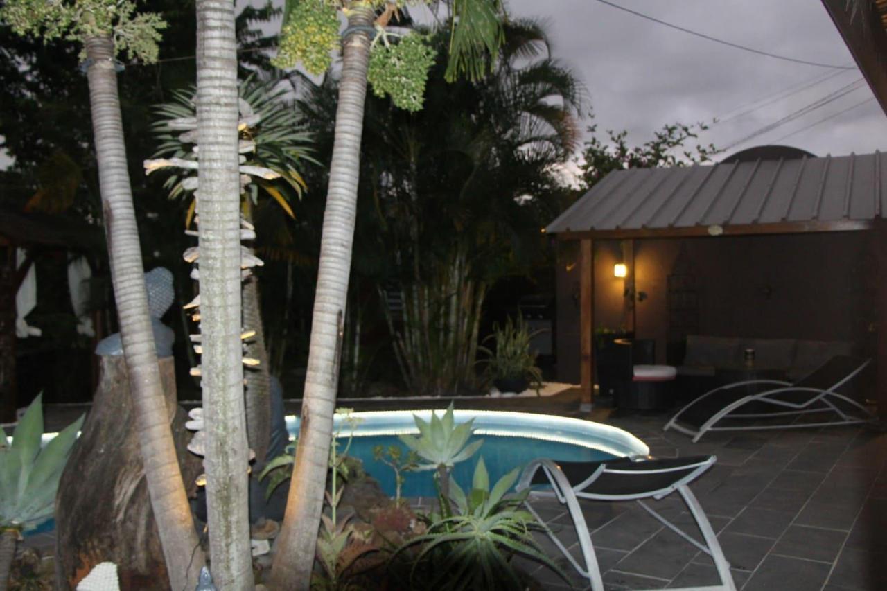 La Liane De Jade 974-Lodge Le Palissandre - Jacuzzi Privatif - Piscine Chauffee Le Bois de Nefles  Ngoại thất bức ảnh