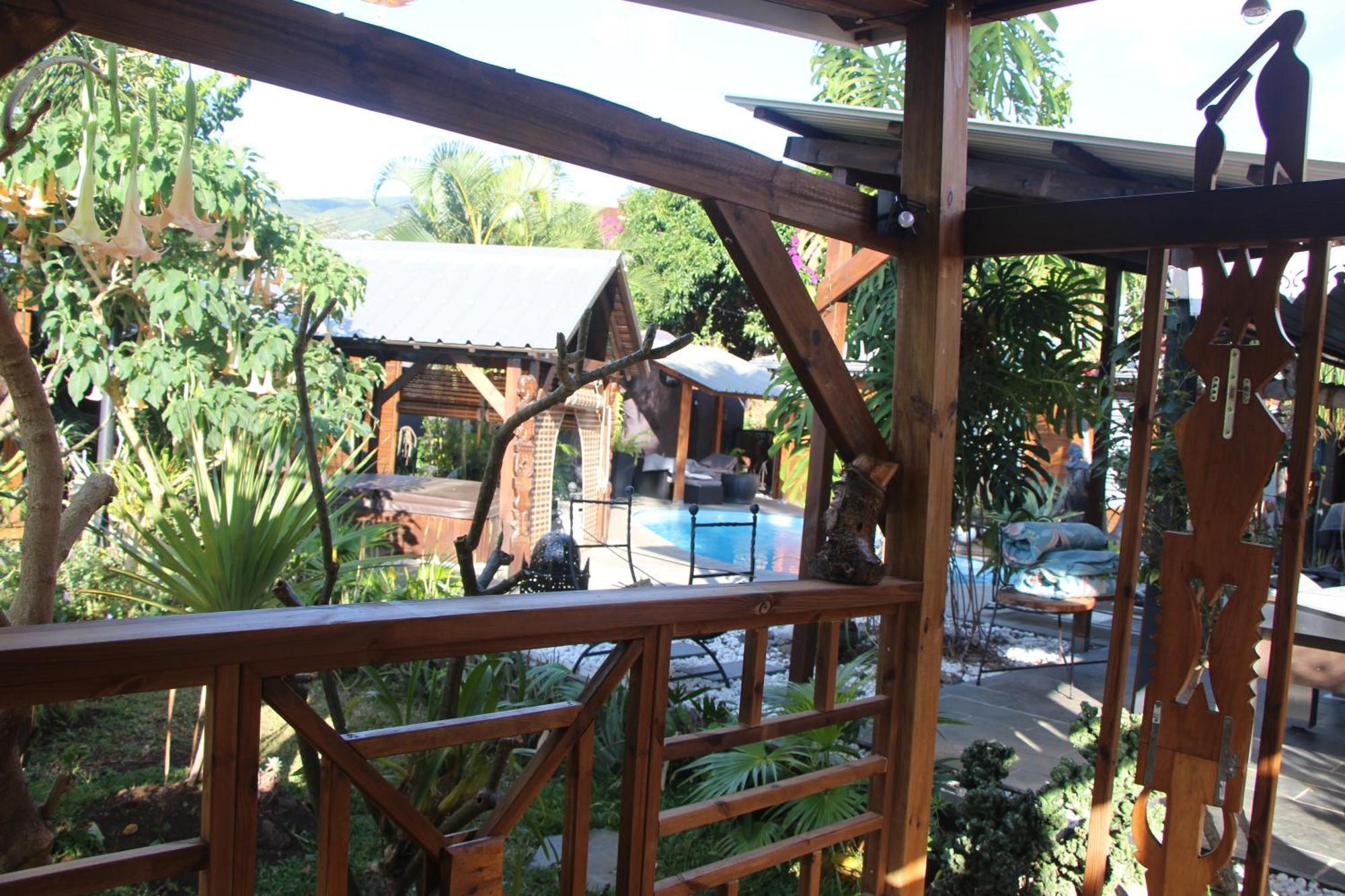La Liane De Jade 974-Lodge Le Palissandre - Jacuzzi Privatif - Piscine Chauffee Le Bois de Nefles  Ngoại thất bức ảnh